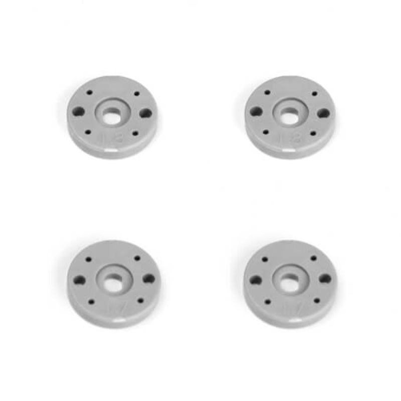 TEKNO TKR6705 Shock Piston Set, 2x1.7, 2x1.8, Flat/Flat, 13mm (4)