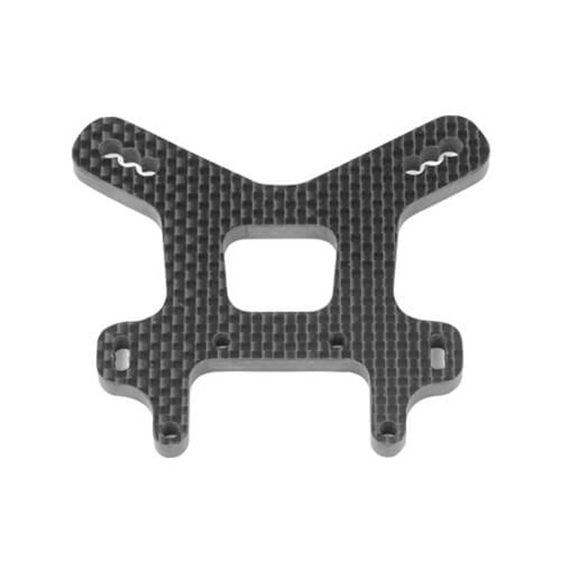 TEKNO TKR9268C Front Shock Tower, Short, Carbon Fiber: NB48 2.0