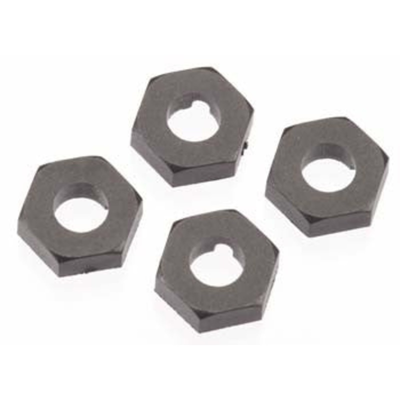 TEKNO TKR5571 Wheel Hexes 12mm Composite Black SCT410
