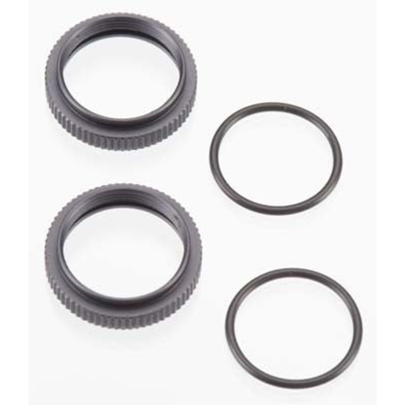 TEKNO TKR6013 Shock Adjustment Nuts Aluminum EB48/SCT410 (2)