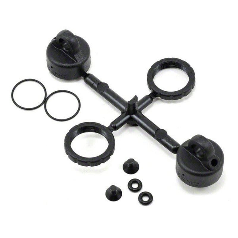TEKNO TKR6018 Shock Cap/Spring Adjuster Set EB48/SCT410