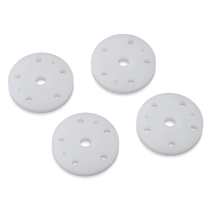 TEKNO TKR6168 CNC Flat/Flat Shock Pistons (4) (5x1.6mm/2x1.0mm)