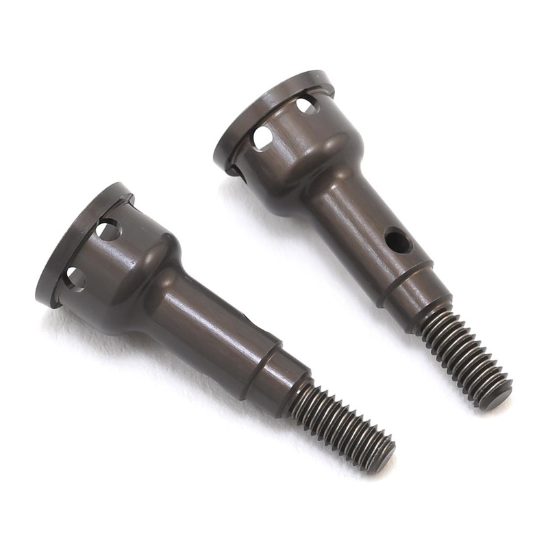 TEKNO TKR6270RA Stub Axles, Rear, 7075 Hard Anodized Aluminum (2): EB410