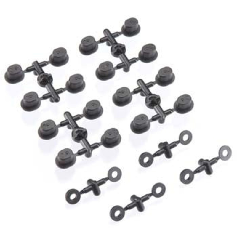 TEKNO TKR5021 Hinge Pin Inserts/Wheelbase Shims EB48 SCT410 *DISC*