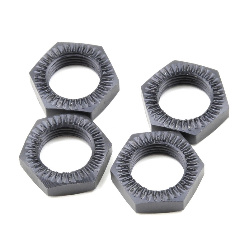 TEKNO TKR5116 Wheel Nuts Serrated/Gun Metal Ano EB48 (4) 17mm