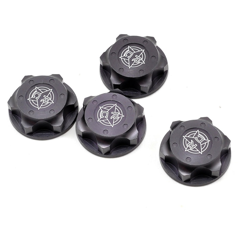 TEKNO TKR5116C Wheel Nut RC Logo 17mm Serrated M12x1.0 EB48(4)