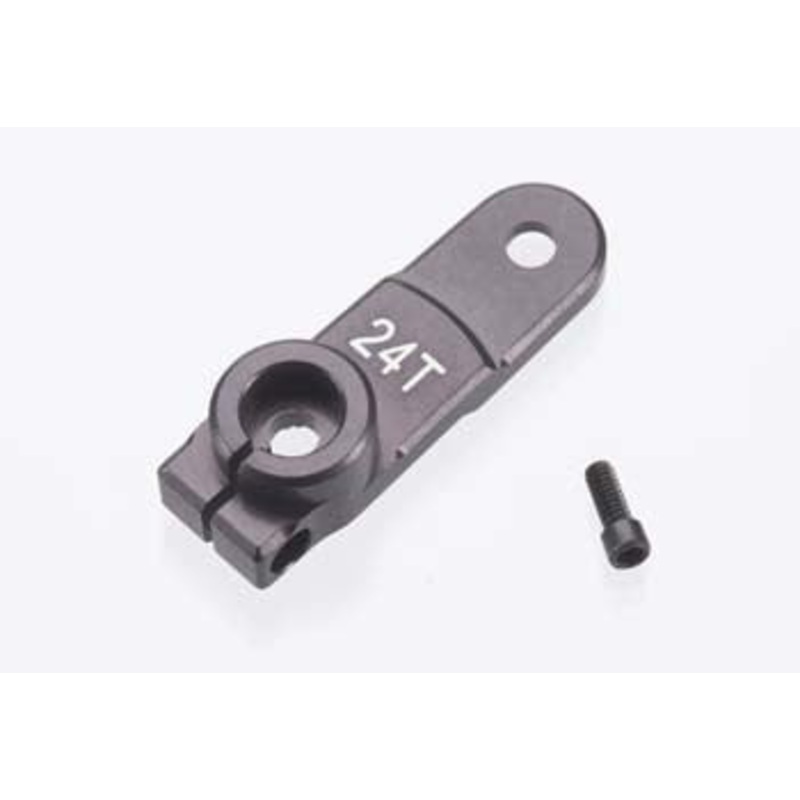 TEKNO TKR5252 Aluminum Servo Horn 24T Spline EB48/NB48/SCT410 *DISC*