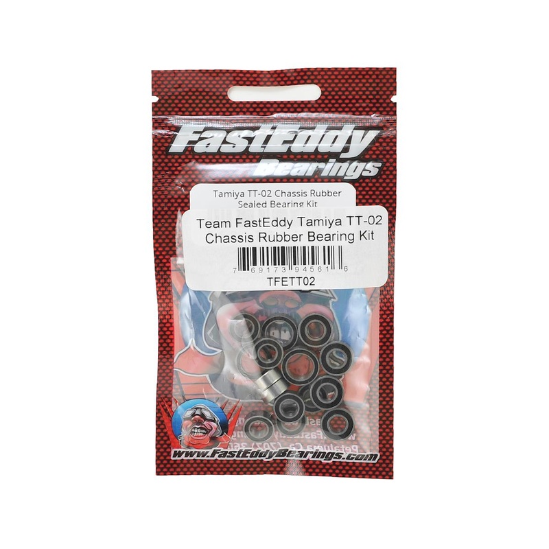 FASTEDDY TFE411 TT-02 Chasis Rubber Sealed Bearing Kit