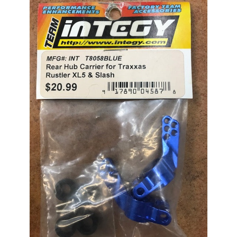 INTEGY T8057BLUE Front Steering Block Traxxas Rustler