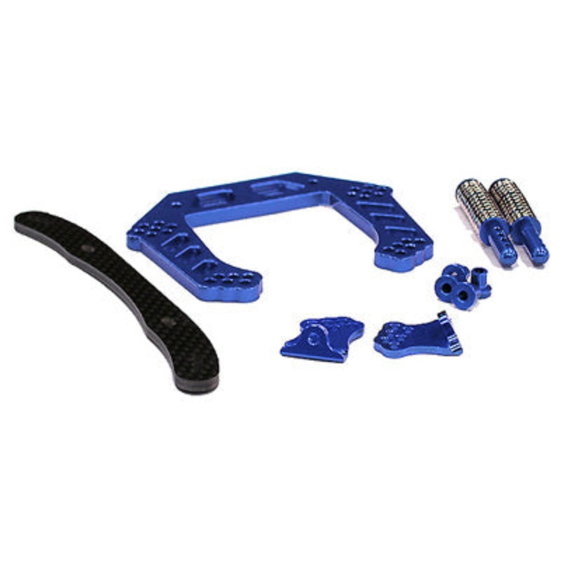 INTEGY T8082BLUE 09 Alloy Front Shock Tower Rustler XL5 VXL