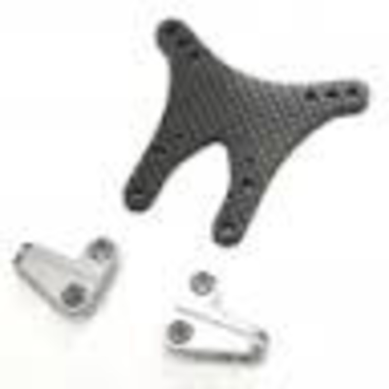 STRC STR330342FGM 4mm Graphite FRont Shock Tower with Aluminium Standoff (gold) for DEX210 buggy