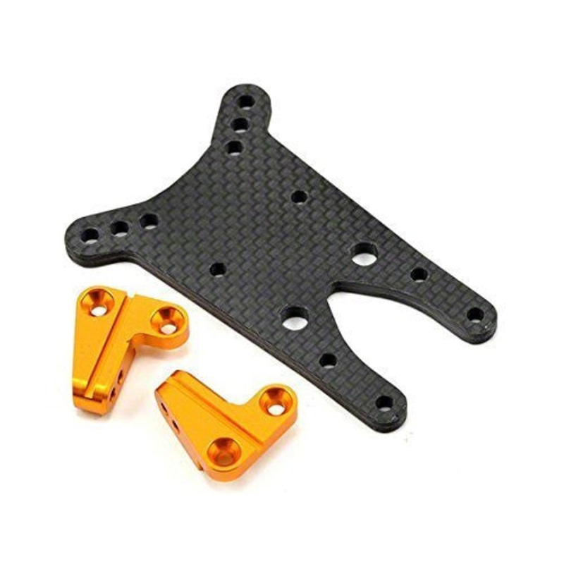 STRC STR330398FG STRC 4mm Graphite Front Shock Tower with Aluminium Standoff (gold) DEXST/DEXSC