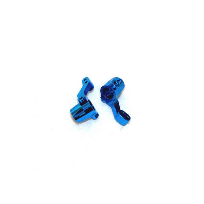 STRC STT51328B Steering Knuckle Set Tamiya CR01 (Blue)