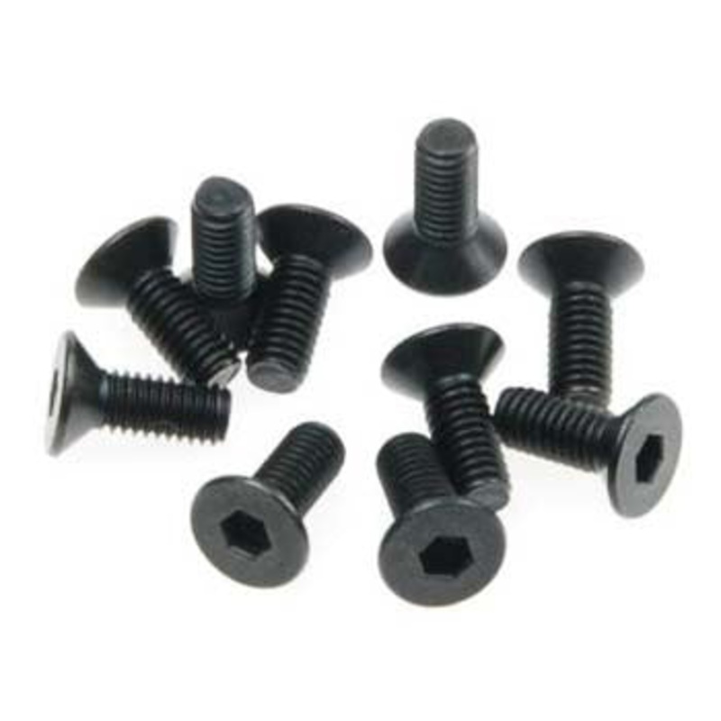 TEAM DURANGO TD704006 Flat Head Hex CS Screw 3x8mm
