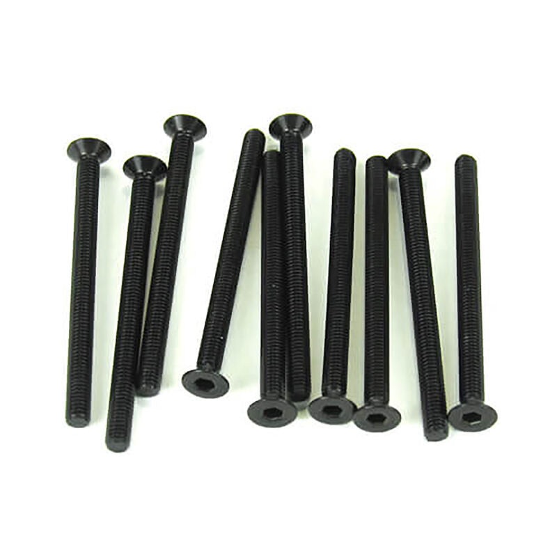 TEKNO TKR1333 Flat Head Screw M3x40mm Black EB48 (10)