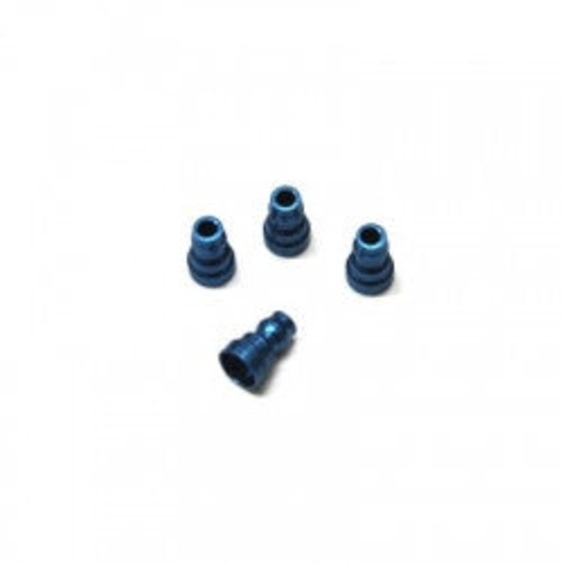 STRC STC91445B Aluminum Upper Shock Bushings Blue (4) B5/B5M