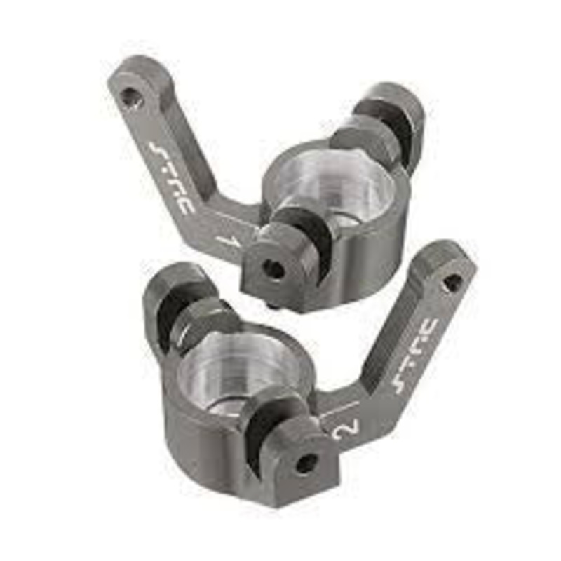 STRC STA31110GM Aluminum Steering Knuckles Yeti/EXO (Gun Metal)