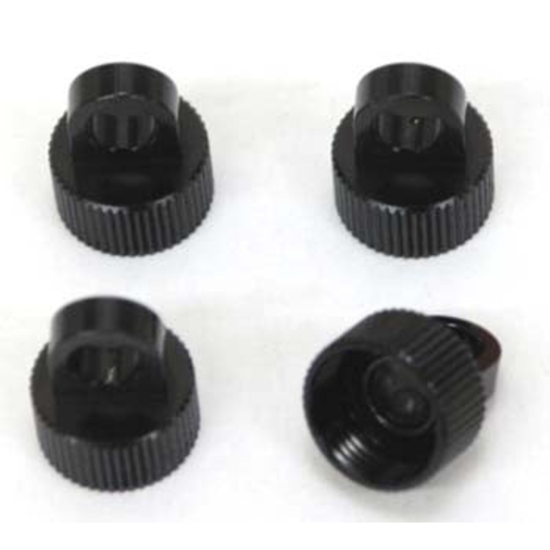 STRC STA80035BK *DISC* Shock Caps Axial Wraith (Black)