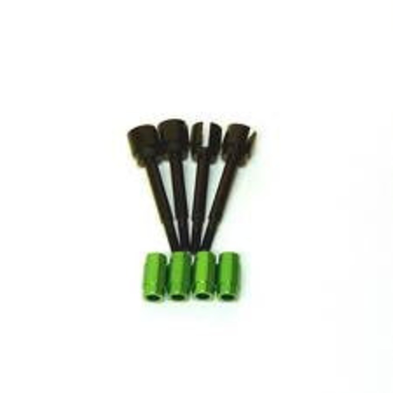 STRC STA30366G HD Extended Axle Kit (4 pcs w/ anodized spacers) Green