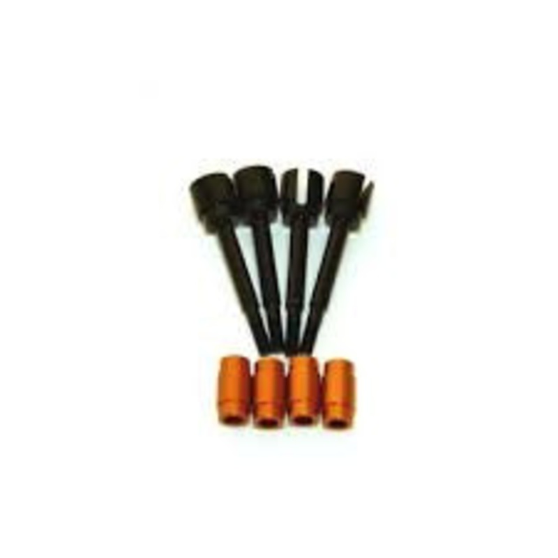 STRC STA30366O HD Extended Axle Kit (4 pcs w/ anodized spacers) Orange