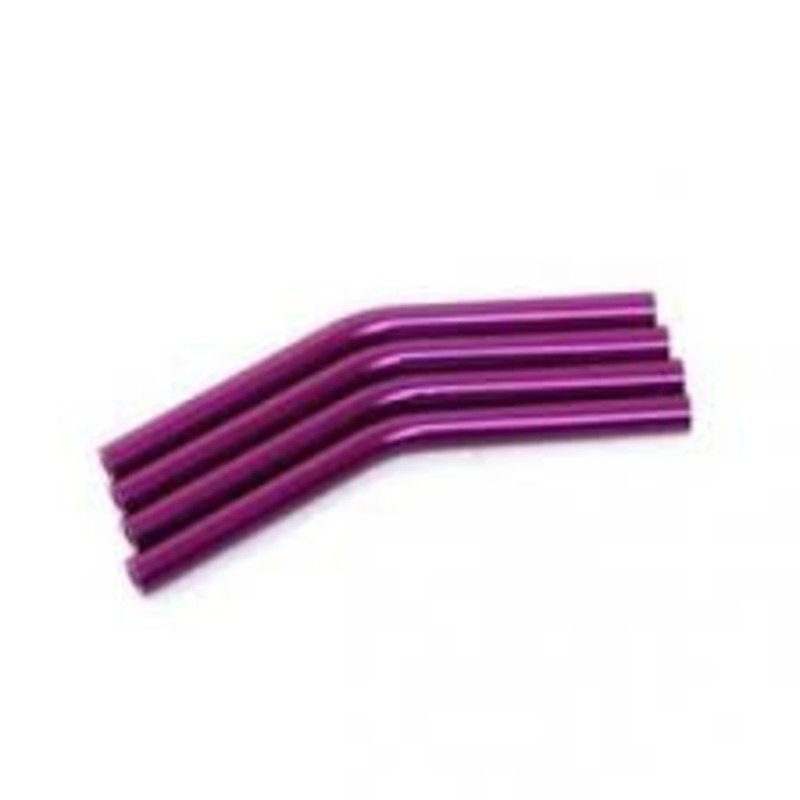 STRC STA30446P Custom Threaded Middle Bend 30 Degree Suspension Links (Purple)