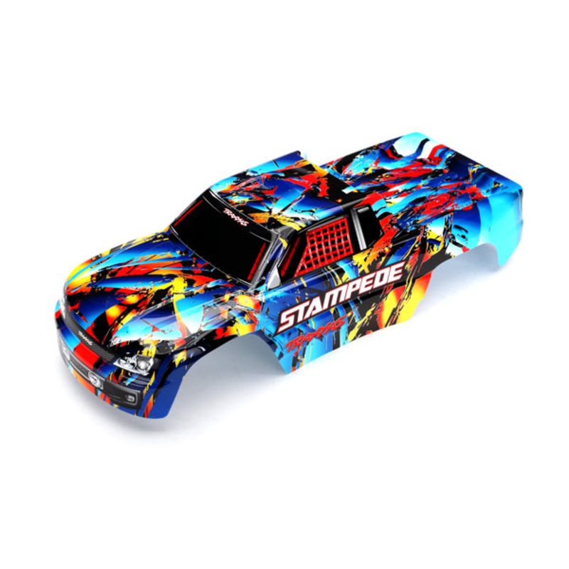 TRAXXAS 3648 Body, Stampede, Rock n' Roll (painted, decals applied)