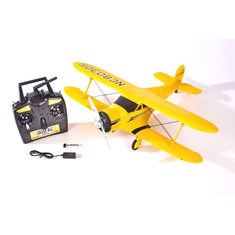RAGE RGRA1109B Beechcraft Model D17 Staggerwing Micro RTF with PASS System