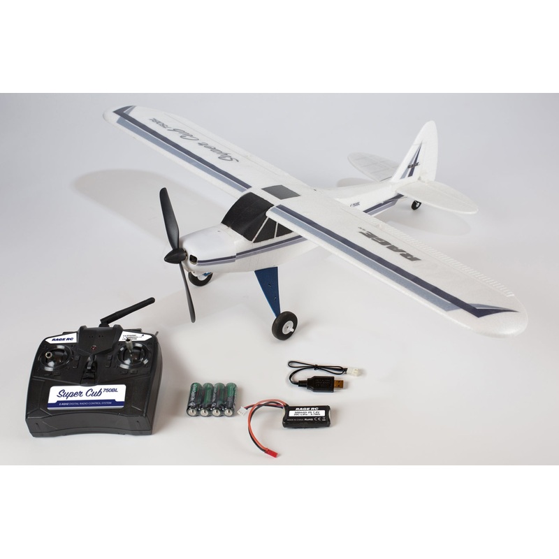 RAGE RGRA1500 Super Cub 750 Brushless RTF 4-Channel Aircraft with PASS (Pilot Assist Stability Software) System