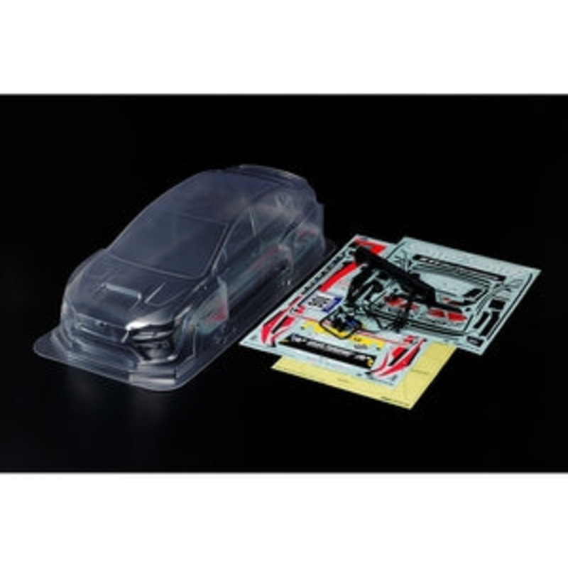 TAMIYA 51593 RC Body Set Subaru WRX STI, NBR Challenge