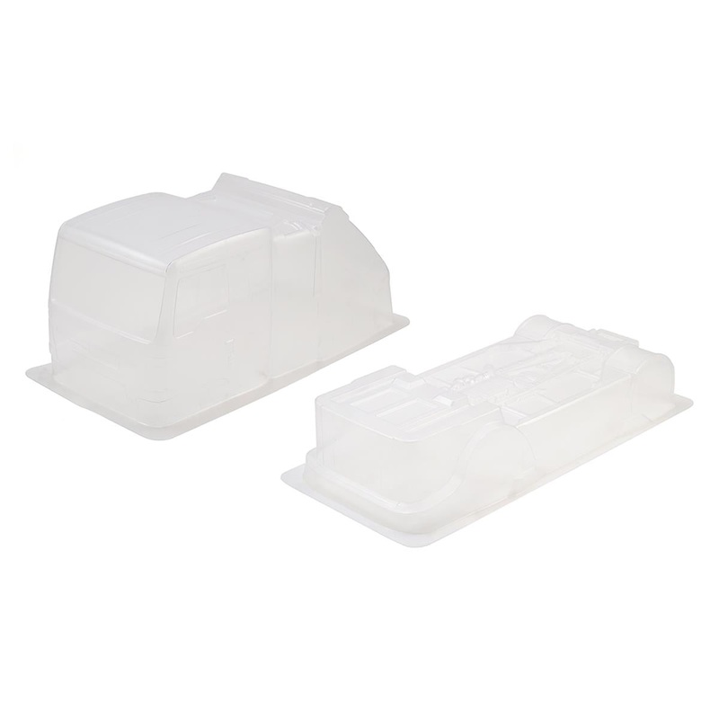 TAMIYA 51606 Tamiya Team Hahn Racing MAN TGS Semi Truck Body Set (Clear)
