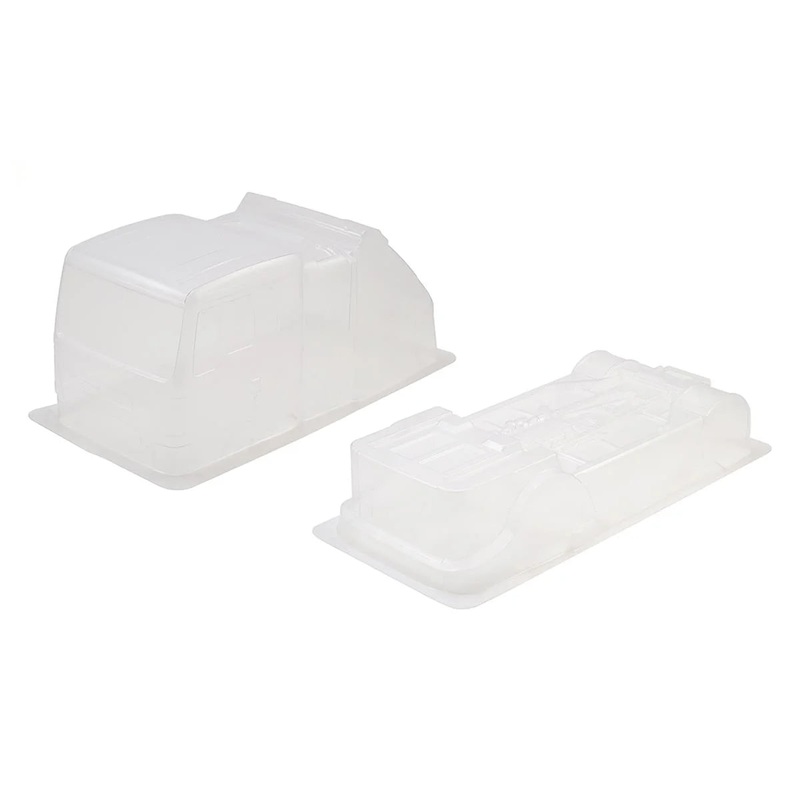 TAMIYA 51606 Team Hahn Racing MAN TGS Semi Truck Body Set (Clear)