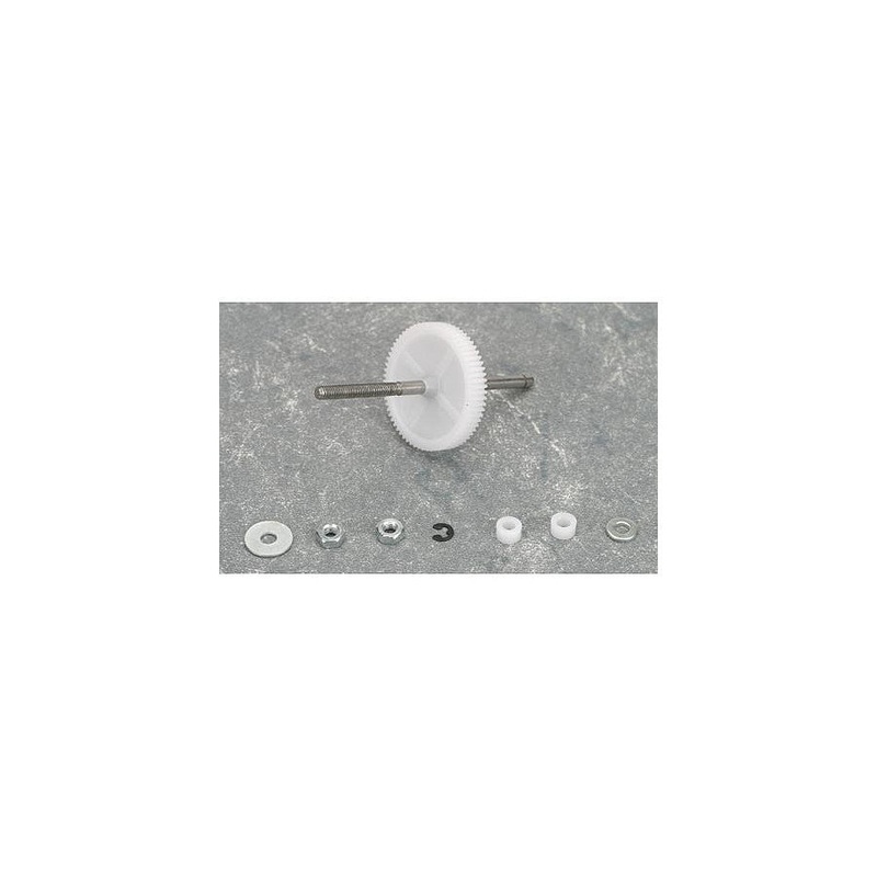 PARKZONE PKZ1304 Propeller Shaft with Gear *DISC*