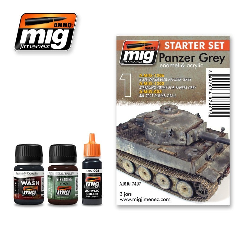 AMMO - 7407 Panzer Grey Set