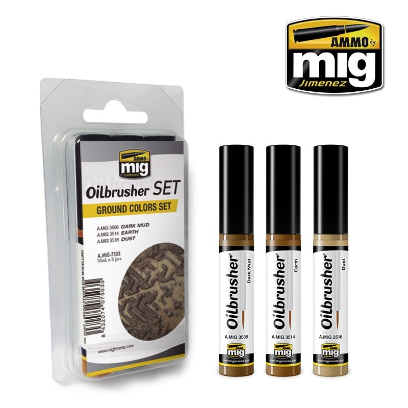 AMMO - 7503 Ground Colors (Oilbrusher Set)