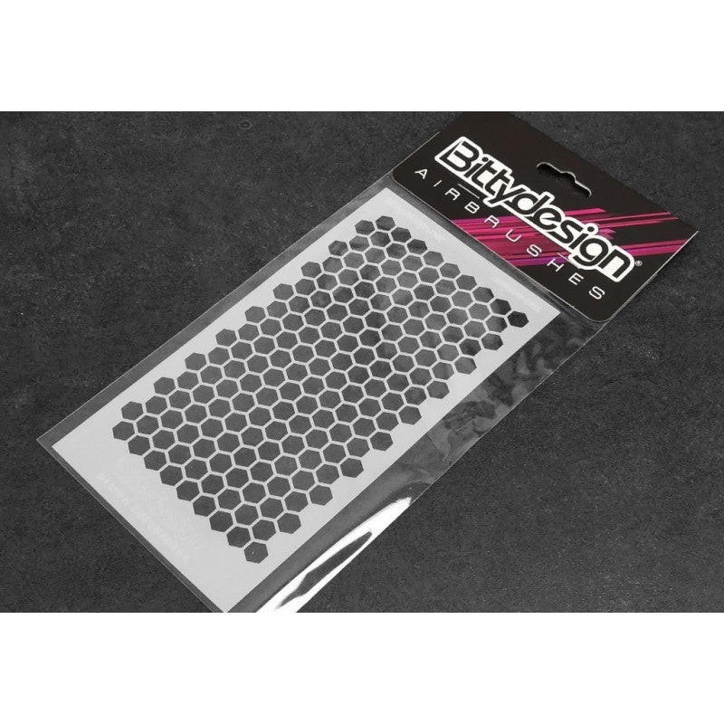Bittydesign - Vinyl Stencil - Honeycomb V1 Large