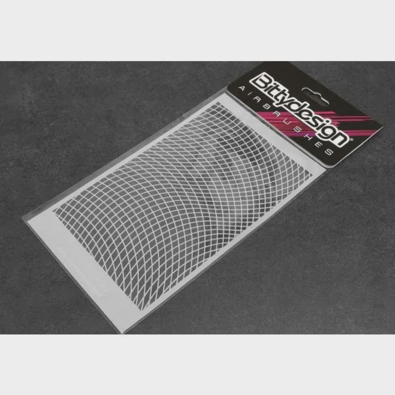 Bittydesign - Vinyl Stencil - Wave Mesh