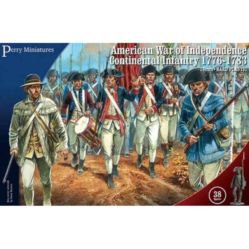 Perry Miniatures - American War of Independence Continental Infantry 1776-1783 (Black Powder)