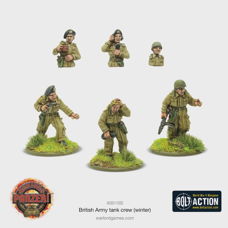 Warlord - Bolt Action British Tank Crew (Winter)