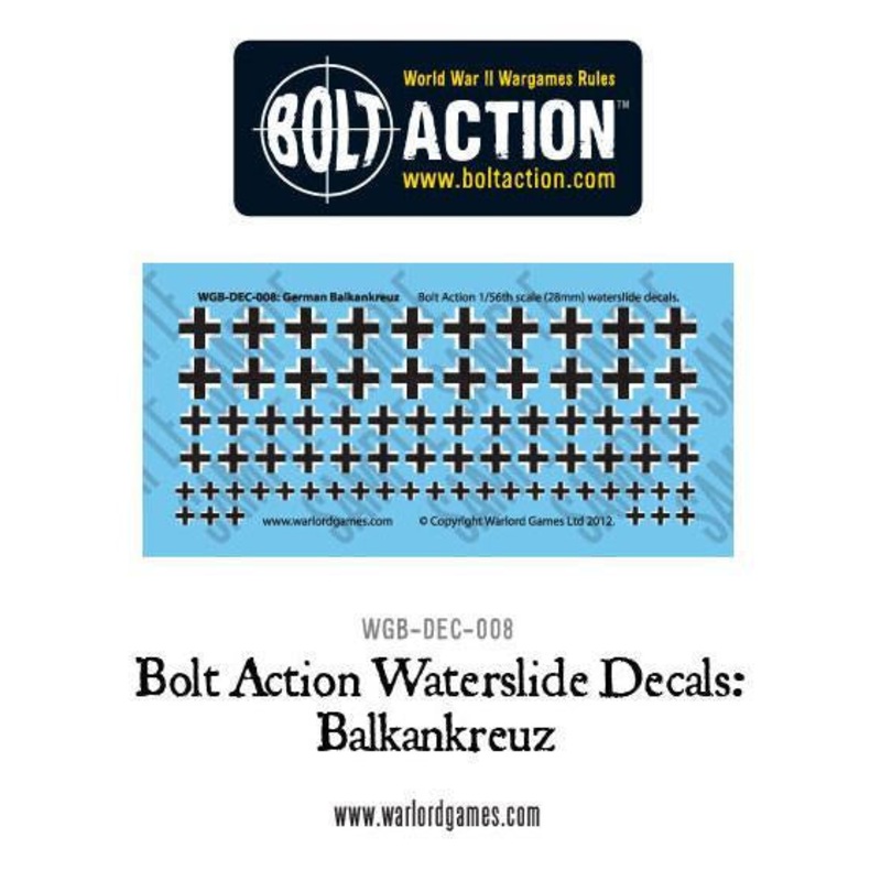 Warlord - Bolt Action Decals - German Balkenkreuz