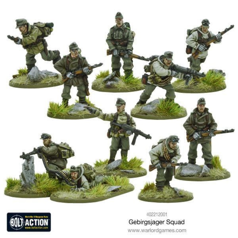 Warlord - Bolt Action  Gebirgsjager squad