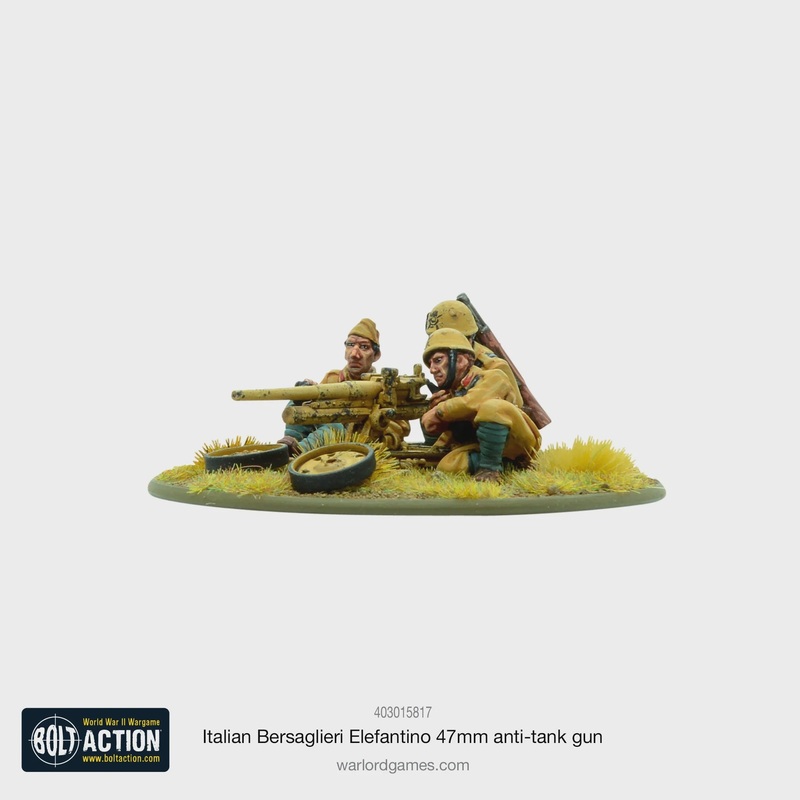 Warlord - Bolt Action  Italian Bersaglieri Elefantino 47mm Anti-Tank Gun