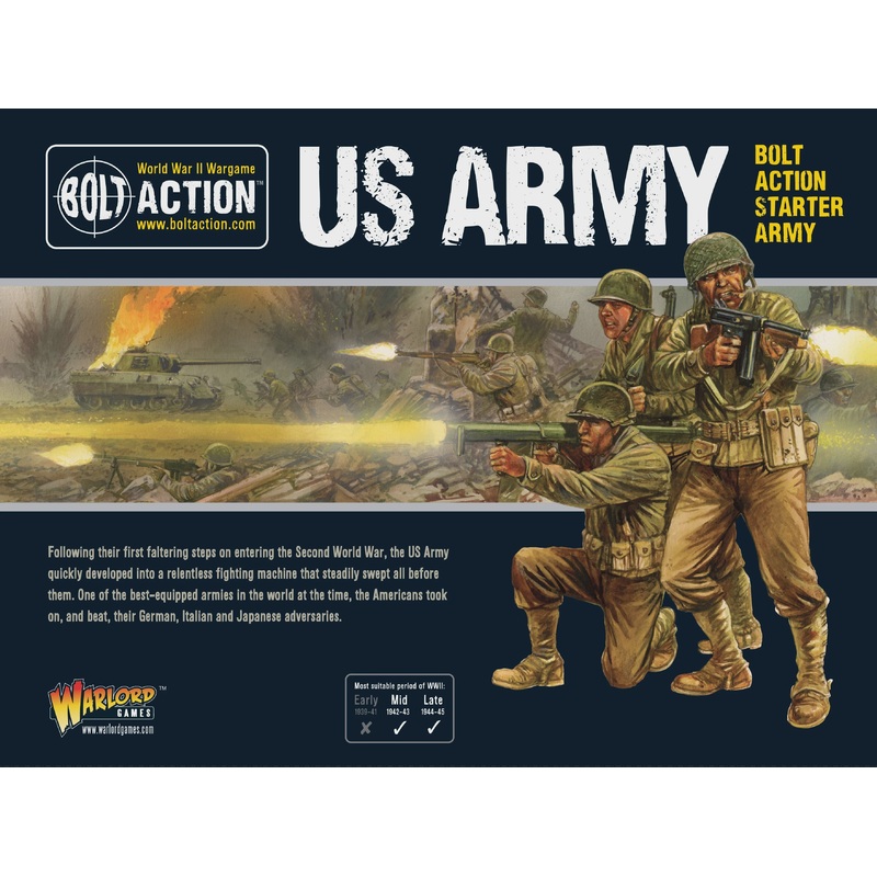 Warlord - Bolt Action  US Army Starter Army