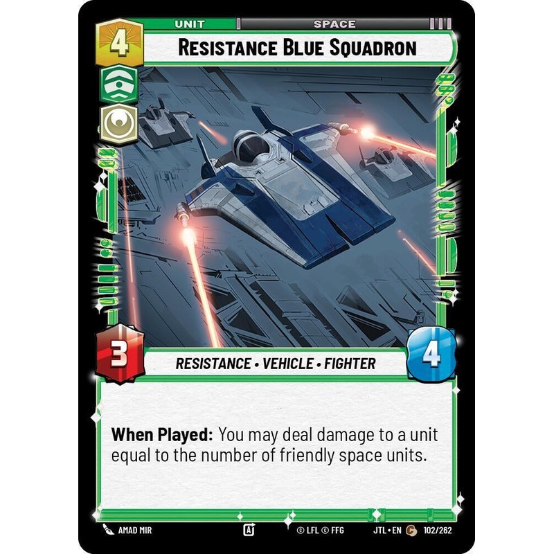 SWU - Resistance Blue Squadron  (102/262)