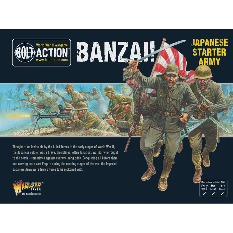 Warlord - Bolt Action  Banzai! Japanese Starter Army