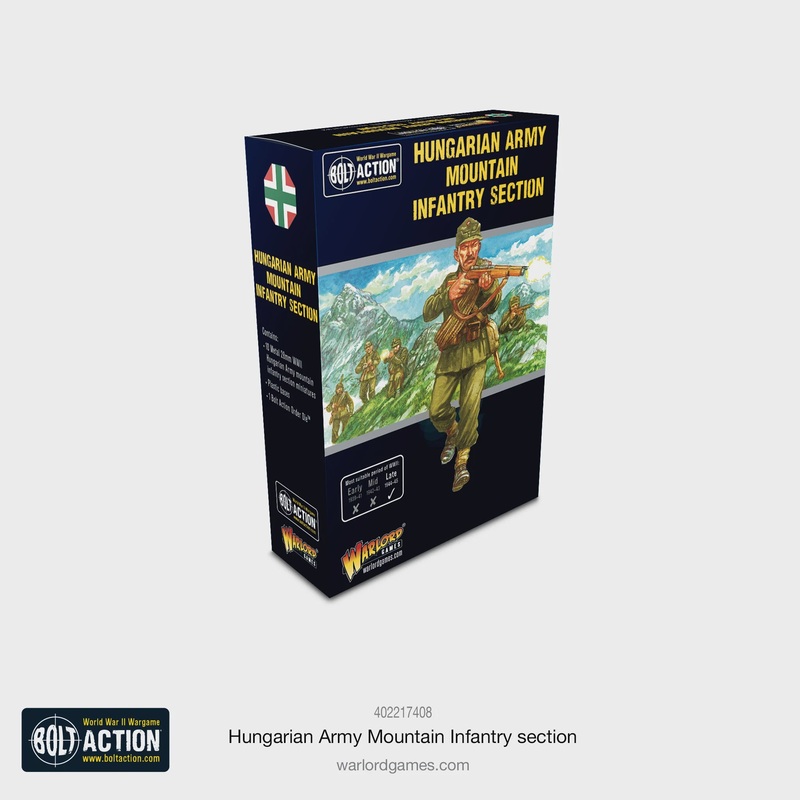 Warlord - Bolt Action  Hungarian Army Mountain Infantry Squad