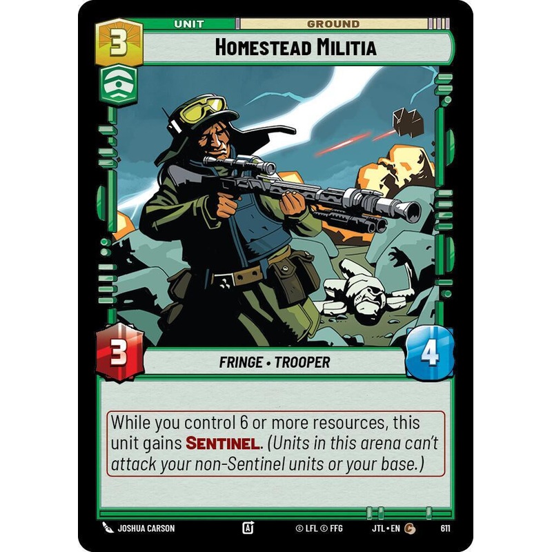 SWU - Homestead Militia  (611) (Foil)