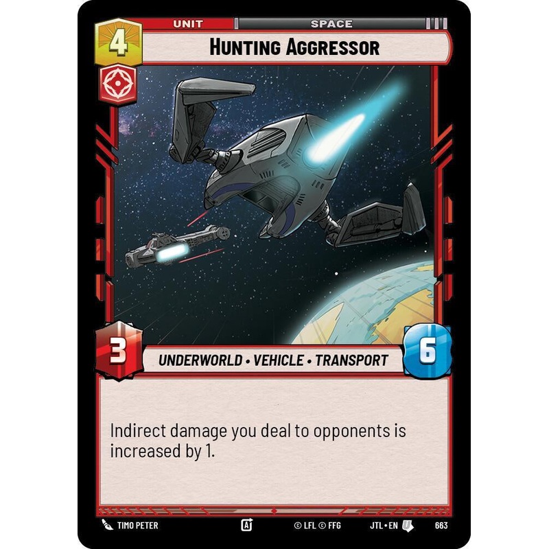SWU - Hunting Aggressor  (663) (Foil)