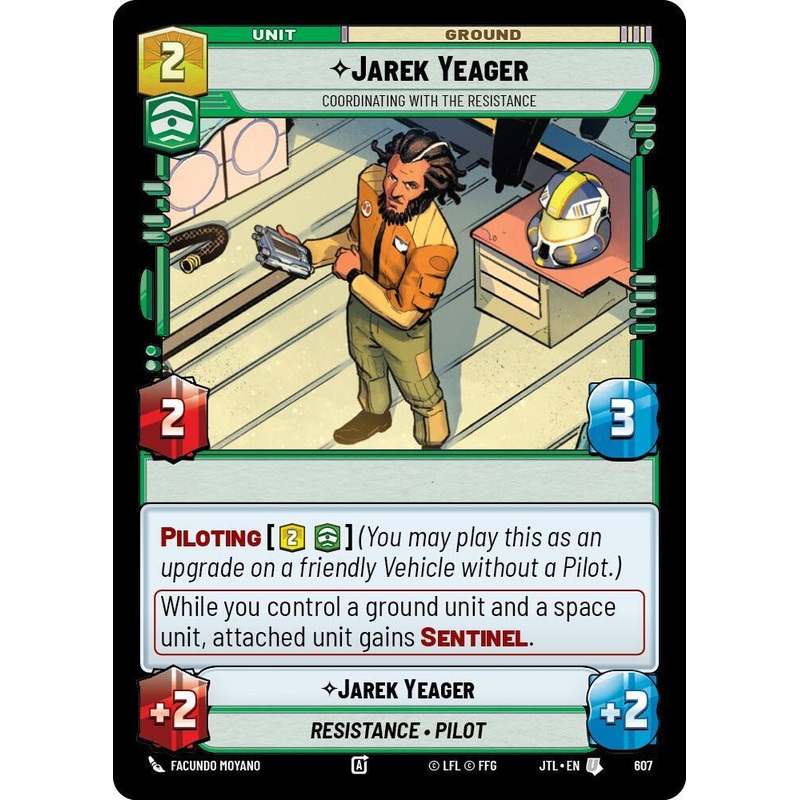 SWU - Jarek Yeager - Coordinating with the Resistance  (607) (Foil)