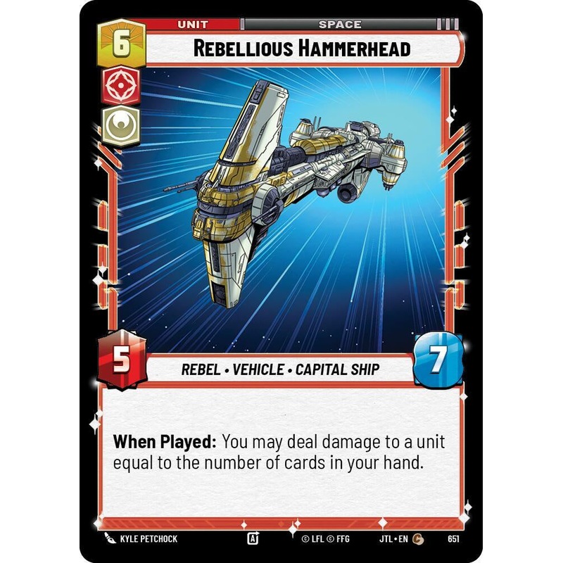 SWU - Rebellious Hammerhead  (651) (Foil)