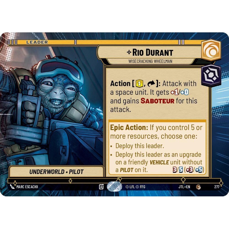 SWU - Rio Durant - Wisecracking Wheelman  (277)